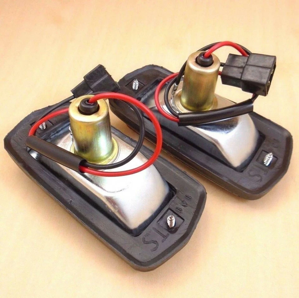 FOR DATSUN 620 TRUCK TURN SIGNAL INDICATOR SIDE MARKER LIGHTS WHITE APPLIED Foto 3 de 4