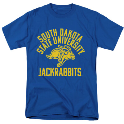 SDSU Adult T-Shirt One Color Jackrabbits, Royal Blue, S-5XL