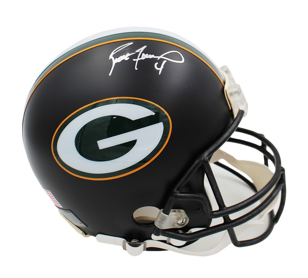 Brett Favre Autographed Signed Green Bay Packers Authentic Custom Black NFL Helmet 