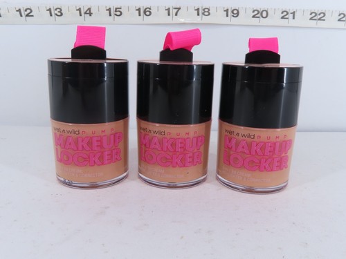 (PACK OF 3) WET n WILD PUMP MAKEUP LOCKER 3-IN-1 BB CREAM - 176A MEDIUM - Picture 3 of 4