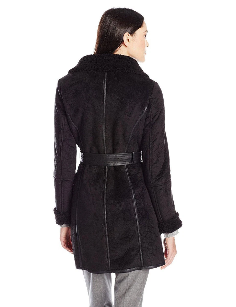 Badgley mischka fur coat on sale