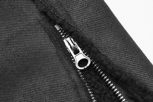 Punk Rave Punk's Military Style Medium Length Jacket Winter Straight-Tube Coat - Picture 10 of 14