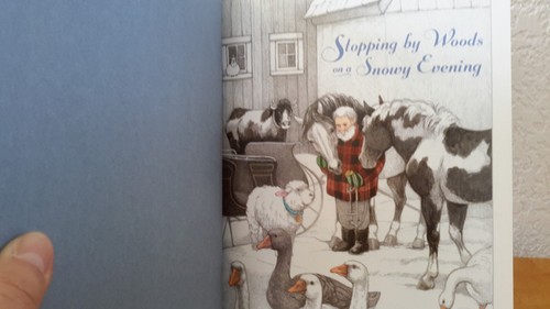 Vintage 2001 Stopping by Woods on a Snowy Evening by Frost Robert Hardcover - Picture 4 of 12