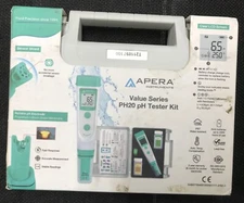 Apera Instruments Value Series PH20 pH Tester Kit Automatic Calibration NEW