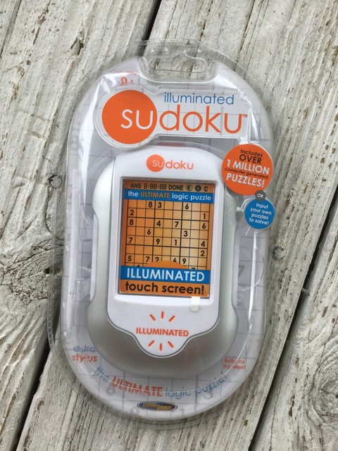 Sudoku Illuminated Hand Held Logic Puzzle Electronic Video Game New 