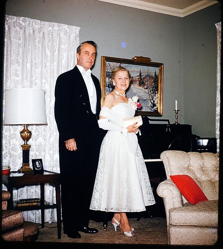 7x Stereo realist slides - People human interest (older couple) 1950s Kodachrome - Picture 5 of 10