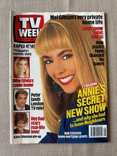 Vintage television - "Australian TV Week" Aug 89 Olivia Newton-John Annie Jones