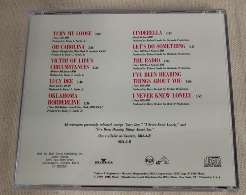 The Best of Vince Gill by Vince Gill (CD, Oct-1989, RCA) 9814-2-R - Imagen 4 de 4