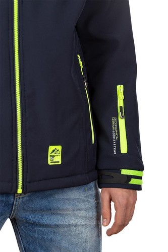 Geographisches Norwegen Herren Softshell robust stilvoll Komfort Outdoorjacke Dope - Bild 125 von 126