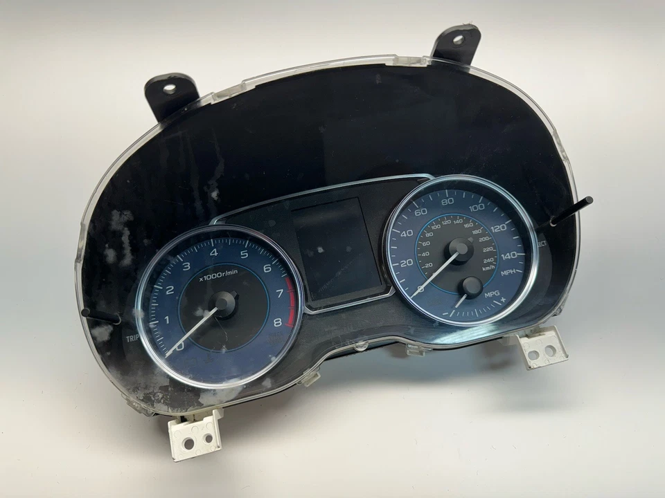 Subaru Impreza 2015 velocímetro clúster kilometraje desconocido 85001FJ060 OEM A70 Foto 2 de 4