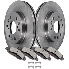 For Chevy GMC Silverado Sierra 1500 Tahoe Yukon Front Disc Rotors Brakes Pads