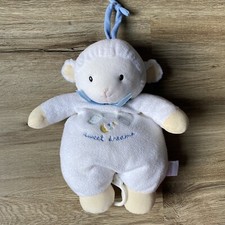 Carter  s Plush White Lamb Sweet Dreams Musical Pull Plush Works Baby Nursery