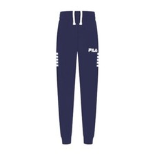 Boy's Fila 5 Stripe Logo Joggers - Navy Blue - X-Large - NWT - FREE SHIPPING  