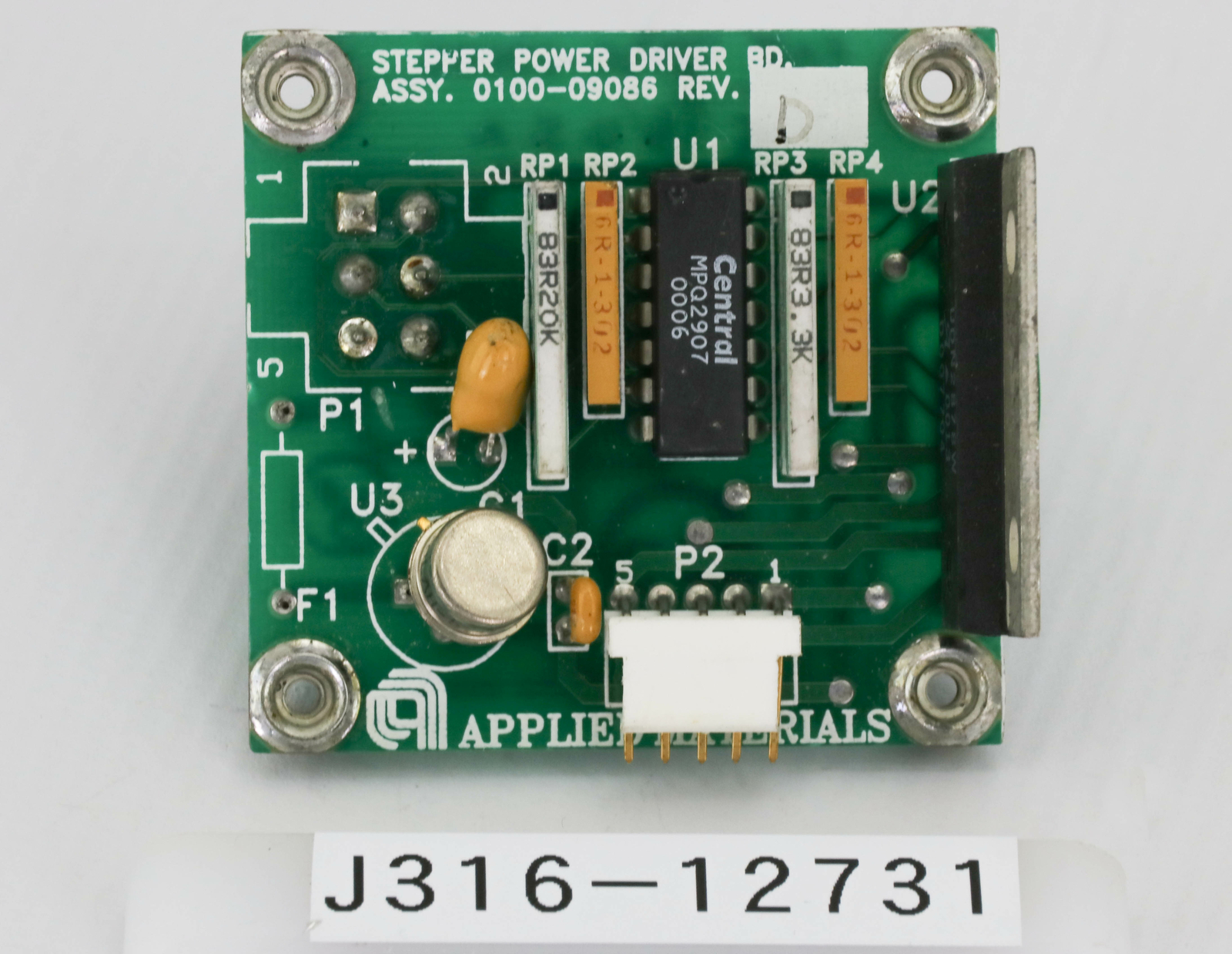12731 APPLIED MATERIALS PCB ASSY STEPPER PWR DR 0100-09086