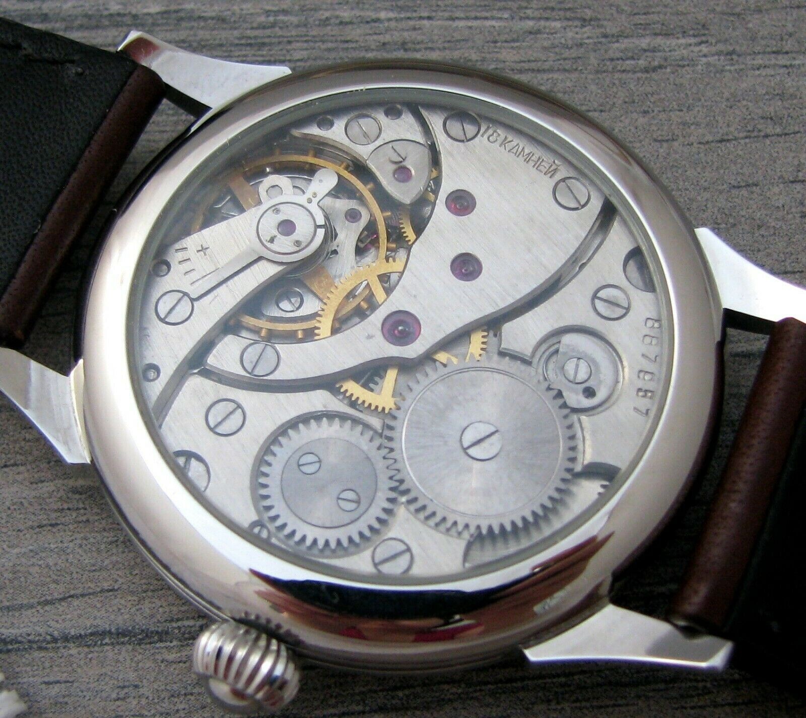 Molniya Watch Soviet USSR Mechanical Russian Molnija 3602 Classic Gift ...