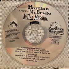 28222 MARTINA MCBRIDE JO DEE MESSINA KARAOKE BAY   KARAOKE  CDG RARE LOT SC