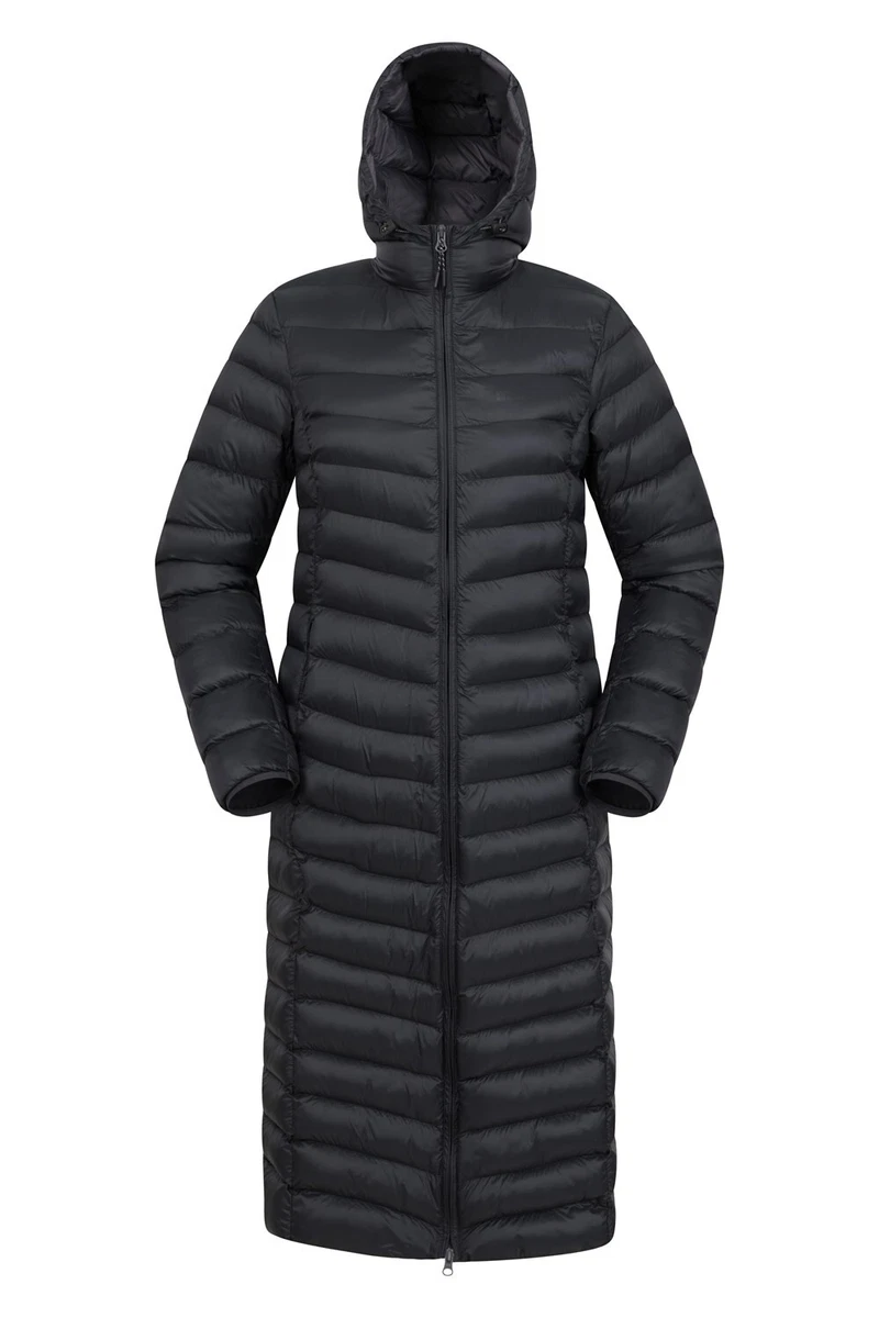 Mountain Warehouse Womens Padded Extra Long Jacket Water Resistant