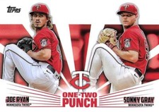 2023 Topps #12P-12 Joe Ryan / Sonny Gray One-Two Punch