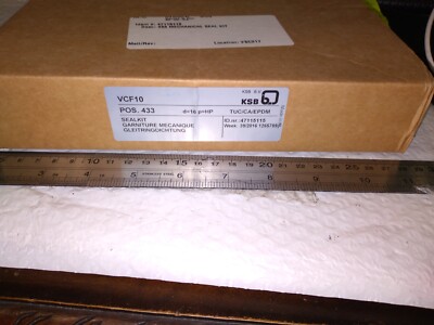 KSB TUC/CA/EPDM VCF10 SEAL KIT  POS.433 
