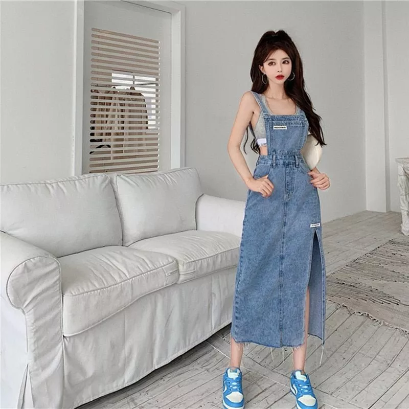 Korean top sleeveless dress