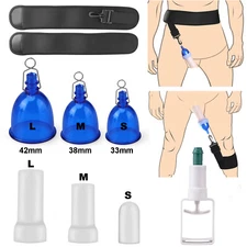 Male Penis Enlargement Extender Vacuum Stretcher Pump Hanger Bigger Enhancement