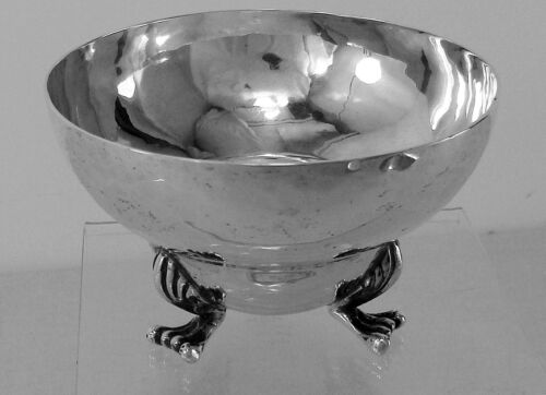 Hand Made Waste Bowl  to Match Jensen's Blossom Tea Set Sterling Silver, No Mono - Picture 1 of 3