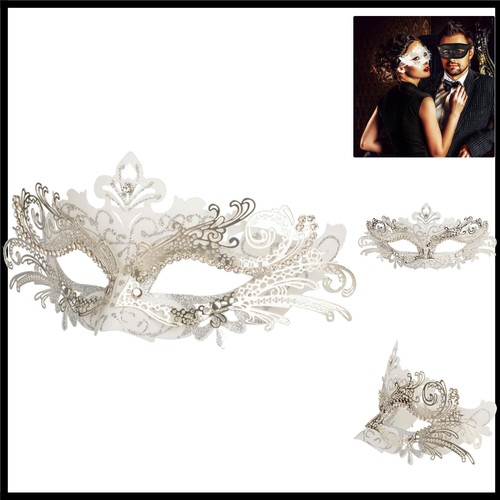 Exquisite Karnevals-Maske mit verstellbaren Satinbändern - Hoshin Damen