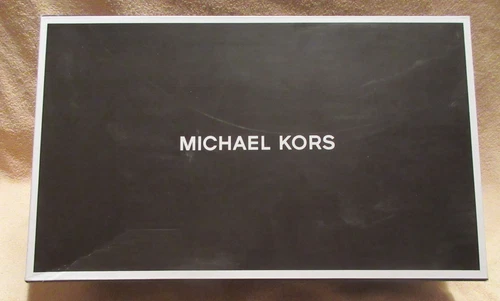 Michael Kors Men's Keating Lace Up, Cheetah Mk Sig/leather. Aluminum Size 12 Nib