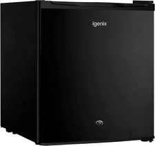 41L Table Top Fridge Lockable Reversible Ice Compartment Black