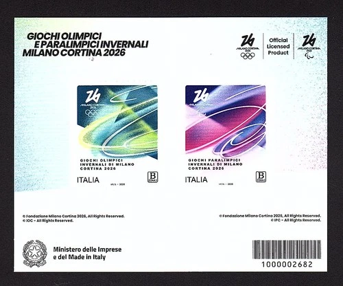 Italy 2026: Olympic Games Milan / Cortina - New Sheet Perfect