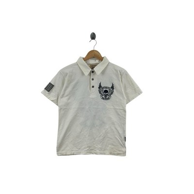Vintage VANSON LEATHER MOTORCYCLE Custom Made Polo Tee