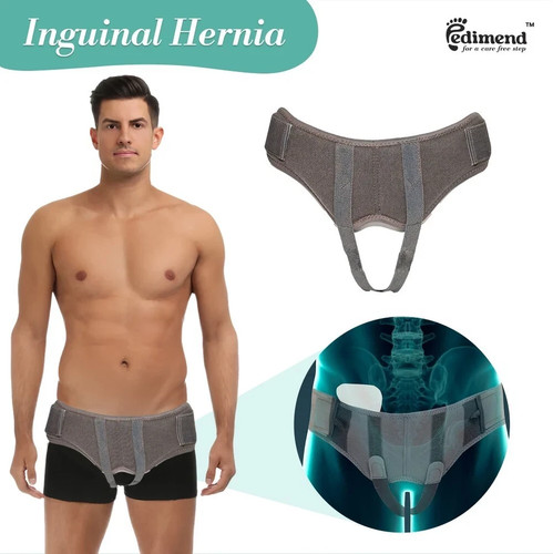 NHS Breathable Hernia Support Belt Groin Support for Single Or Double Hernia - Picture 2 of 10