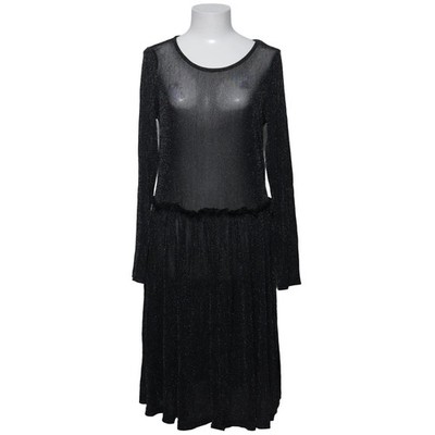 Ichi, Maxikleid, Größe: M, Schwarz, Einfarbig, Damen #i6a