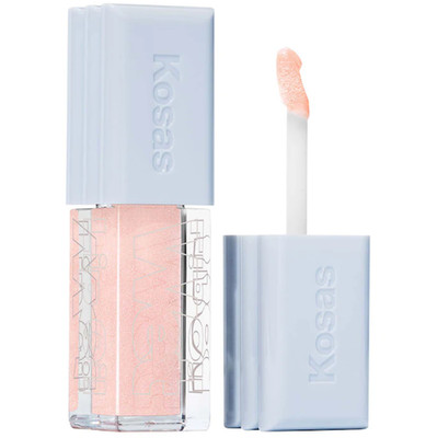 Wet Lip Oil Plumping Peptide Lip Treatment Gloss, Exposed, 0.15 oz, New