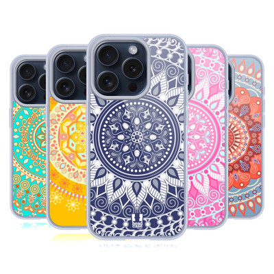 HEAD CASE DESIGNS MANDALA GELHÜLLE KOMPATIBEL MIT APPLE iPHONE HANDYS & MAGSAFE
