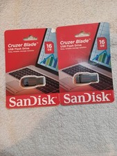 SanDisk Cruzer Blade 16GB Flash Drive (2-packs) A-9