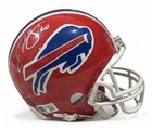 RYAN FITZPATRICK SIGNED BUFFALO BILLS MINI HELMET RED THROWBACK BECKETT COA