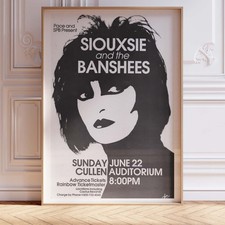 Siouxsie and the Banshees Poster Wall Art A0 Large Print Decor Retro