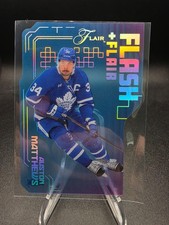 2025-26 UD Flair Hockey Auston Matthews Flash and Flair (Flash) 1:40 SP
