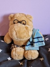 Europleasure NUZZLERS peluche ippopotamo giocattolo vintage anni 80 telo mare pantaloncini estate divertimento