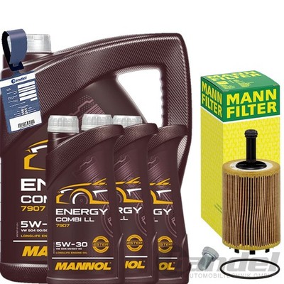 MANN ÖLFILTER+MANNOL COMBI LL ÖL passend für VW T5 MULTIVAN  KASTEN 1.9+2.5 TDI