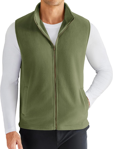 Herren Polar Fleece Weste Leicht Ärmellos Reißverschluss Jacke Freizeit Oberbekleidung Ou - Bild 9 von 22