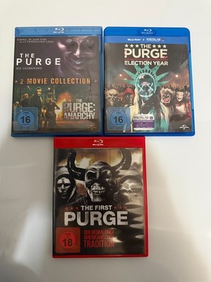 THE PURGE 1 - 4 auf 4 Blu Rays FSK18