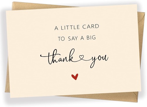 48 Pack Thank You Cards with Envelopes & Stickers, 4×6 Cute Blank Greeting Ca... - Picture 6 of 6