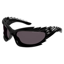Balenciaga BB0255S Sunglasses   Black Shield   Made in Italy   Brand New