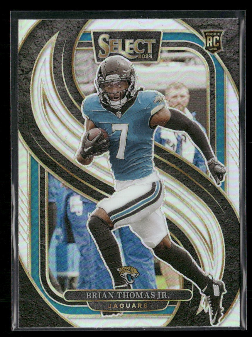 2024 Panini Select #143 Brian Thomas Jr. Silver Prizm Jacksonville Jaguars