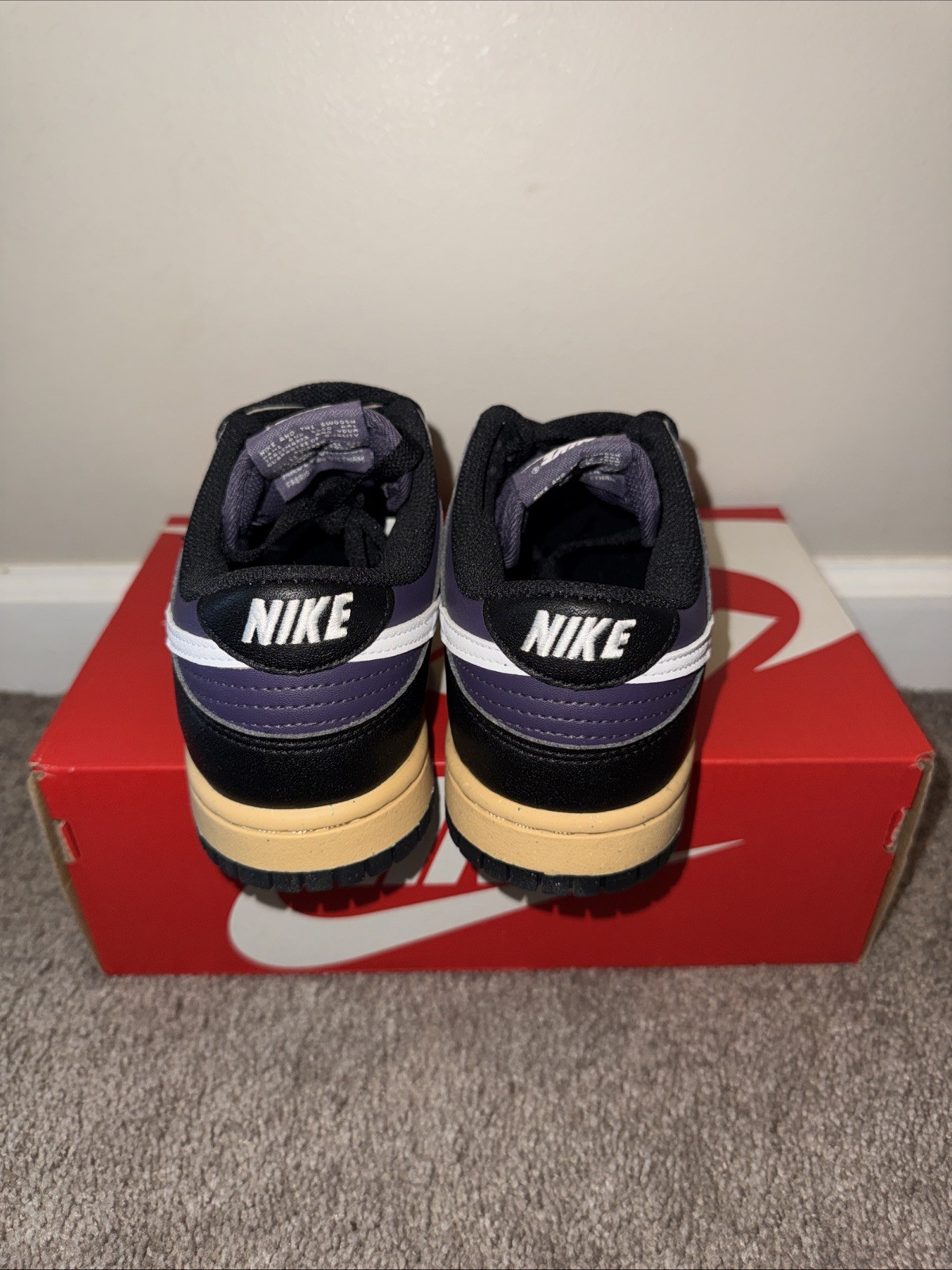 WMNS Nike Dunk Low NN/Dark Raisin-White-Black (DD1873-500) Size: 6.5W/(NIB) thumbnail 3