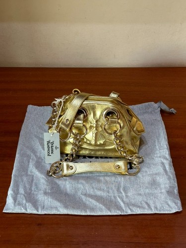 Vivienne Westwood archive orb Yasmine Gold bag