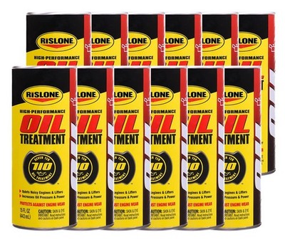 Rislone 4471-12PK High Performance Oil Treatment - 15 oz, (Pack of Pack 12 