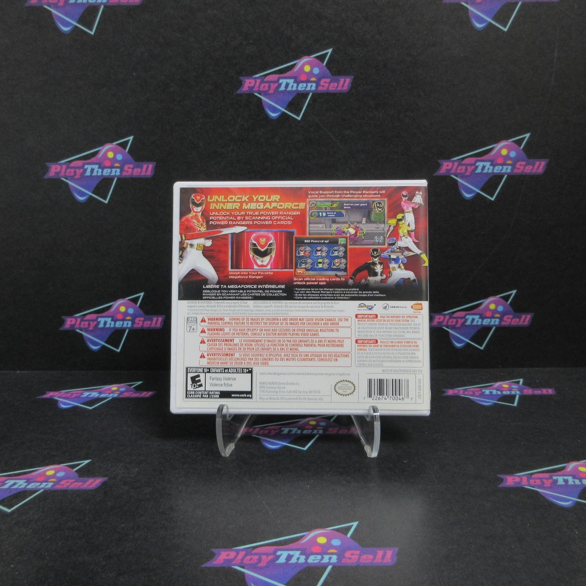 Power Rangers MegaForce Nintendo 3DS + Action Card Complete - 1